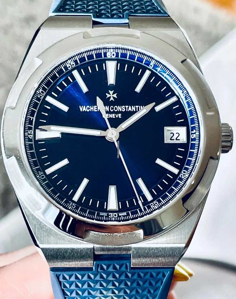 vacheron constantin overseas chronograph blue dial