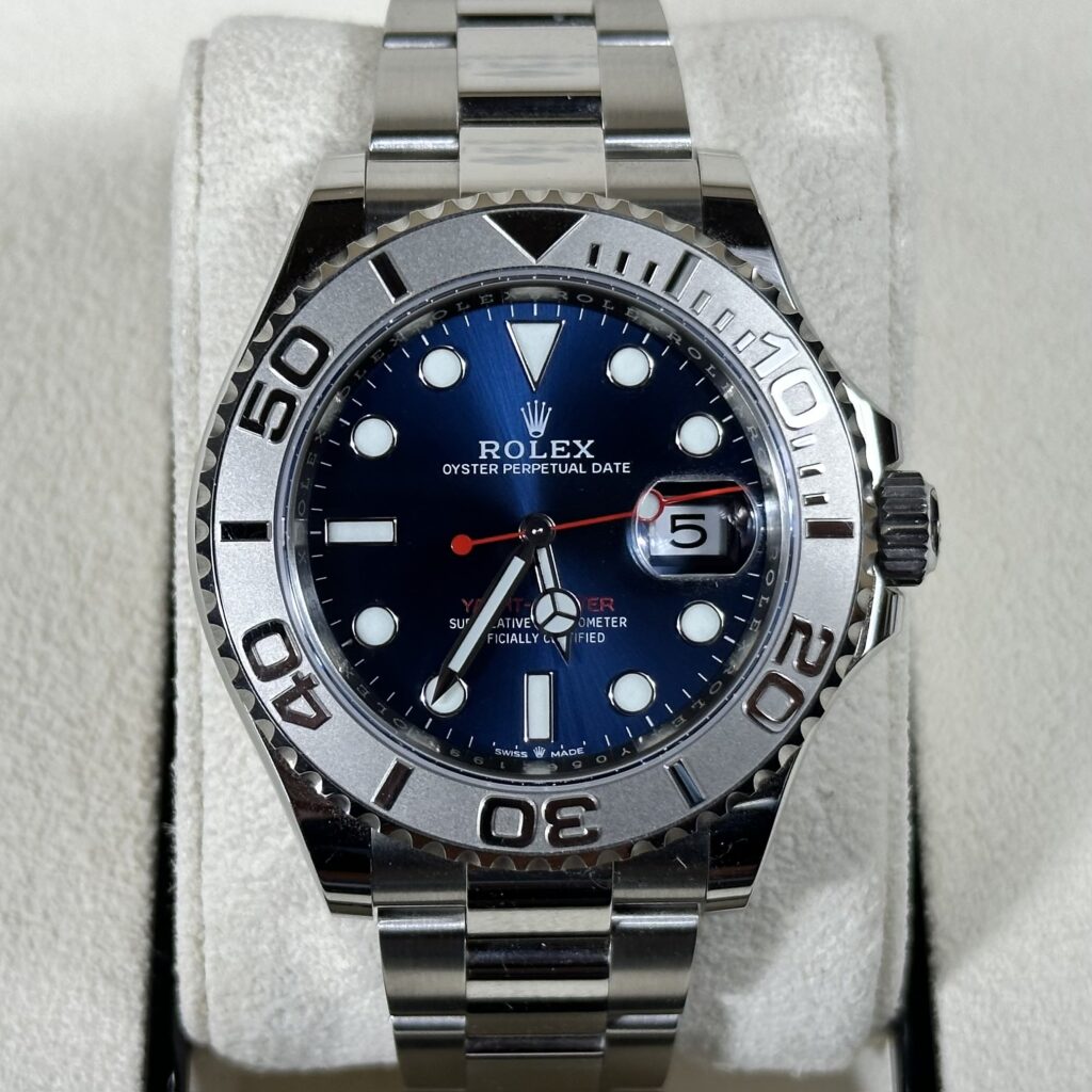 rolex yacht master 40 blue new